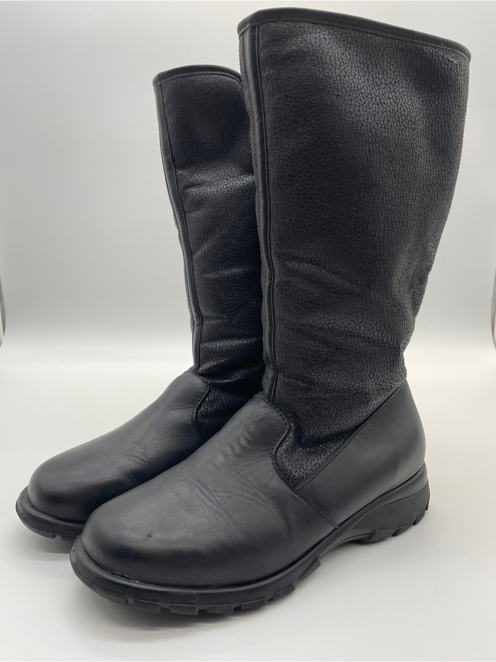 Toe Warmers Women’s Black Winter Boots Size 8.5 Faux Fur Lined Made in Canada
